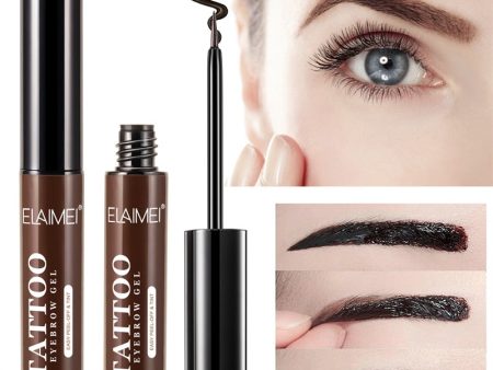 Peel-off Eyebrow Tattoo Tint Dyed Eyebrow Cream Waterproof Long Lasting Brow Gel Natural Eyebrow Care Women Professional Makeup Discount