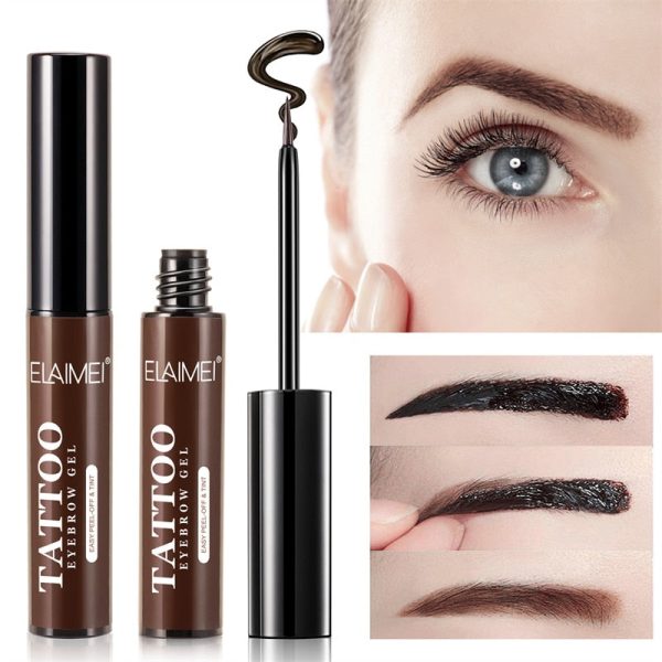 Peel-off Eyebrow Tattoo Tint Dyed Eyebrow Cream Waterproof Long Lasting Brow Gel Natural Eyebrow Care Women Professional Makeup Discount