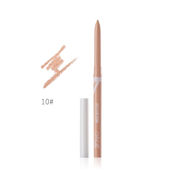 Multi-Purpose Eyeliner Bright Color Waterproof Eye Liner Eyes Makeup Rotatable Automatic Delineador White Eyeliner Gel Pen TSLM2 Online