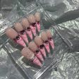 HELLO KITTY - TEN PIECES OF HANDCRAFTED PRESS ON NAIL Fashion