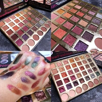 Makeup Palette 42 Color Metallic Diamond Eyeshadow Pallete Shimmer Matte Glitter Eyeshadow Palette Pigmented Shadow Cosmetic Fashion