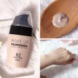 Professional Full Coverage Liquid Foundation Face Base Makeup Natural Color Concealer Whitening Britening Lasting Primer Makeup Sale