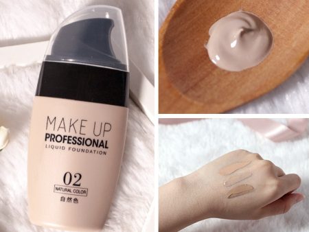 Professional Full Coverage Liquid Foundation Face Base Makeup Natural Color Concealer Whitening Britening Lasting Primer Makeup Sale