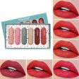 NEW 6 colors set Lipstick Matte Lipstick Waterproof Lip Makeup Lipstick Matte Long Lasting Moisturizing TSLM1 Online Hot Sale