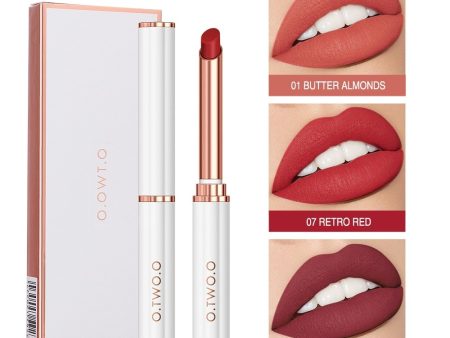 Matte lipstick long lasting 24h No Transfer Lip Tint Waterproof Lip Balm Moisture Nude 6g Lip Gloss For Woman Makeup on Sale