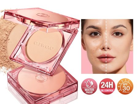 Face Powder Oil-control 24 Hours SPF 30 PA+++ Long Lasting Waterproof Matte Face Makeup Cosmetic Setting Compact Powder Online