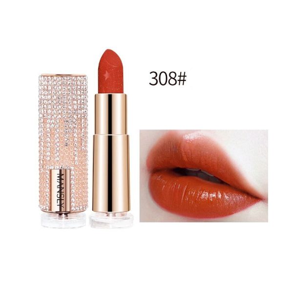 Starry Glitter Pearl Silky Lipstick Velvet Matte Lip Makeup Long Lasting Waterproof Smooth Pigmented Natural Lip Cosmetics Online