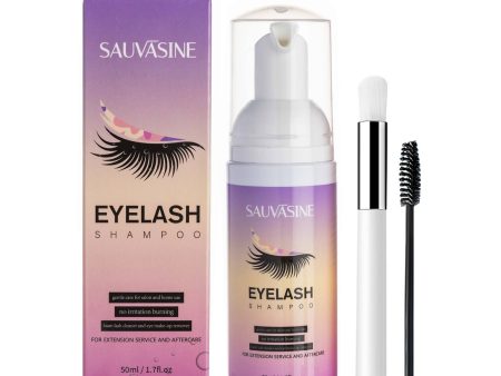 Lash Shampoo Eyelid Foaming Shampoo Gentle Foaming Lotion For Eyelash Extension Sulfate-Free Makeup Remover Suitable For Home Ca For Discount