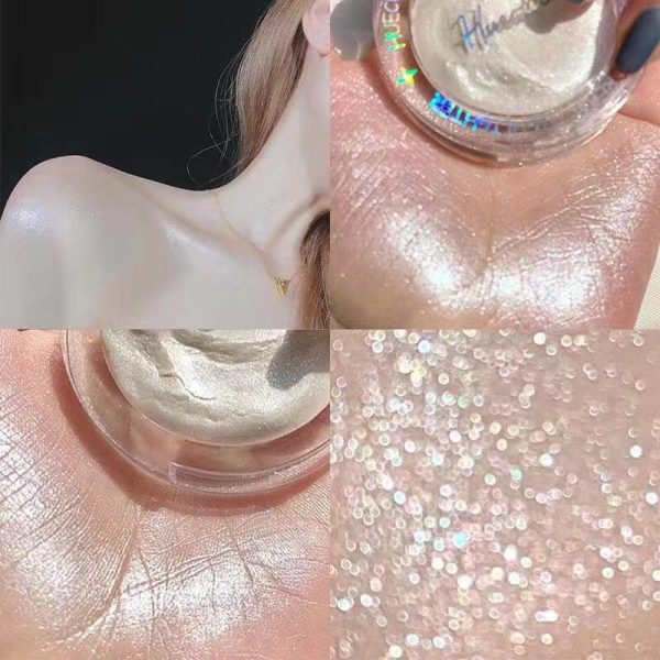 Glitter Shimmer Highlighter Contour Makeup Face Brightener Concealer Creamy Highlighter Primer Bronzer Face Cosmetic Online Sale