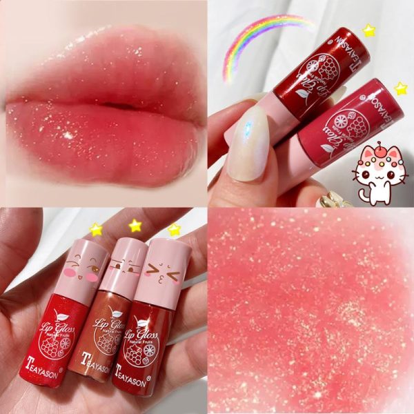 TEAYASON Lip Glaze Air Lip Glaze Set Lip Gloss Lipstick Colorless Transparent Lip Gloss Shining Lip Glass Makeup TSLM1 Online now