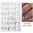 Yeknu Evil Eye Stickers on Nails Hamsa Hand Art 3D Slider Vector Set Eyes Symbol Manicure Decals Self-Adhesive Foil Decors CHSTZCS177 Online