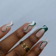 Green Panther Press On Nail Set Hot on Sale