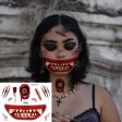 Halloween Face Makeup for Women Men Big Mouth Temporary Tattoo Stickers Disposable Funny Fake Tattoo Waterproof for Saints  Day For Cheap