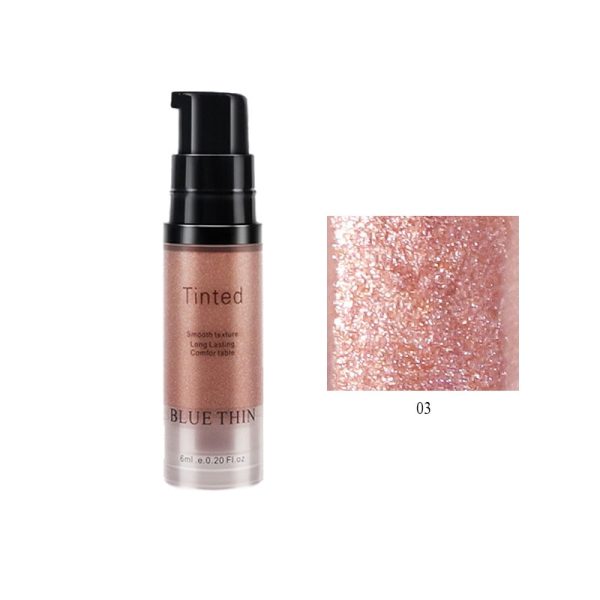 Shimmer Body Luminizer Highlighter Liquid Setting Spray Brighten Skin Colour White Highlight Makeup TSLM1 For Discount