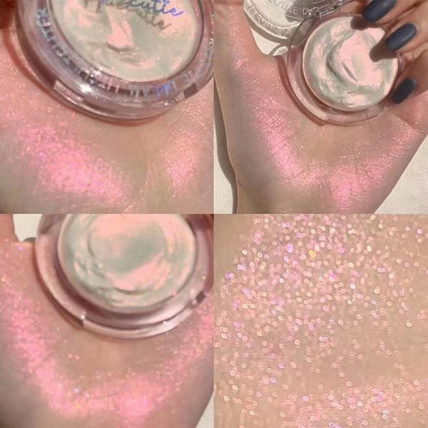 Glitter Shimmer Highlighter Contour Makeup Face Brightener Concealer Creamy Highlighter Primer Bronzer Face Cosmetic Online Sale