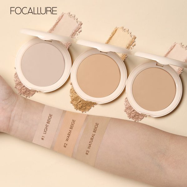 Oklulu Powder Foundation Oil Control Matte Whitening Longlasting Waterproof High Coverage Pressed Powder Face Makeup Cosmetic For Discount