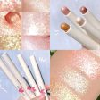 Glitter Diamond Eyeshadow Pencil Metallic Shimmer Highlighter Stick Pigmented Makeup Eyeshadow Stick Cosmetic Eye Liner Pencil on Sale