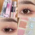 Gemini Series Shimmer Liquid Eyeshadow Glitter Diamond Eye Shadow Shiny Eyes Double Head Comestic Tools  Korean Makeup Wholesale For Cheap