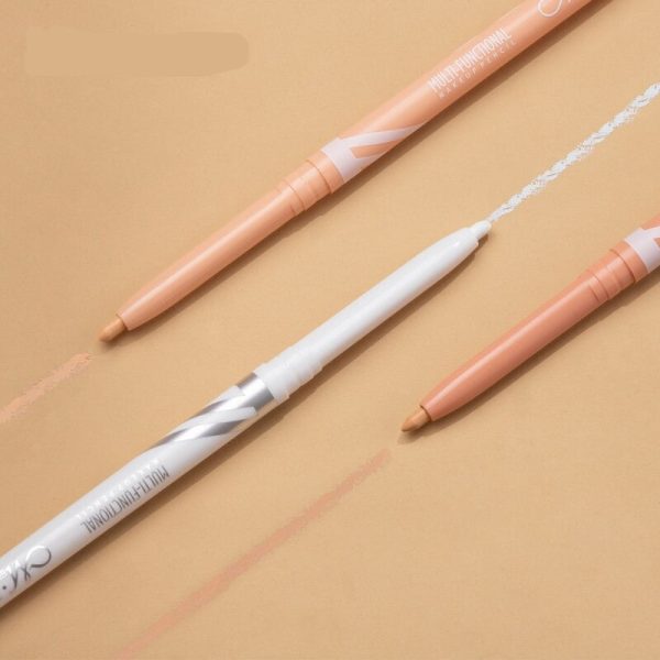 Multi-Purpose Eyeliner Bright Color Waterproof Eye Liner Eyes Makeup Rotatable Automatic Delineador White Eyeliner Gel Pen TSLM2 Online