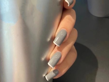 FRENCH TIPS-GRAY WHITE Cheap