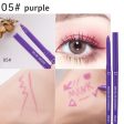 Waterproof Eyeliner Gel Pencil Red Brown Lying Silkworm Pen Soft Easy Wear High Pigment Matte Eyeliner Lasting Shiny Eyes Makeup Online Sale