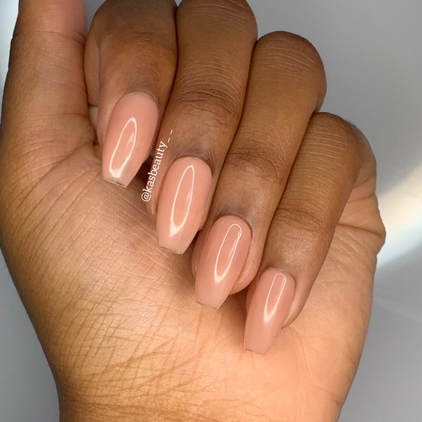 Natural Pink Dark Press On Nail Set For Discount