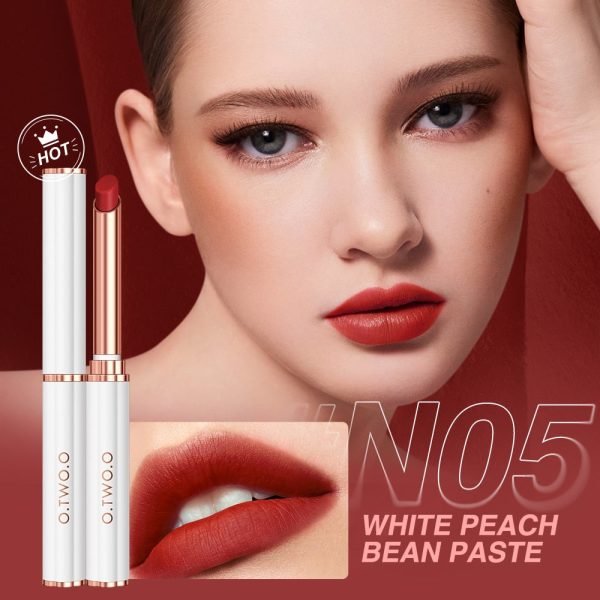 Matte lipstick long lasting 24h No Transfer Lip Tint Waterproof Lip Balm Moisture Nude 6g Lip Gloss For Woman Makeup on Sale