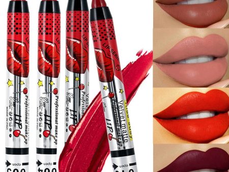 Velvet Matte Lipsticks 12 Colors Waterproof Long Lasting Non-sticky Sexy Red Lipstick Makeup Cosmetics Online Sale