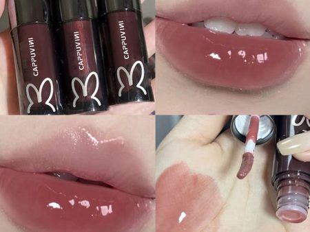 Galaxy Gray Mirror Water Lip Gloss Lip Glaze Shimmer Glass Lip Oil Liquid Lipstick Waterproof Moisturizing Matte Lip Balm Makeup For Sale