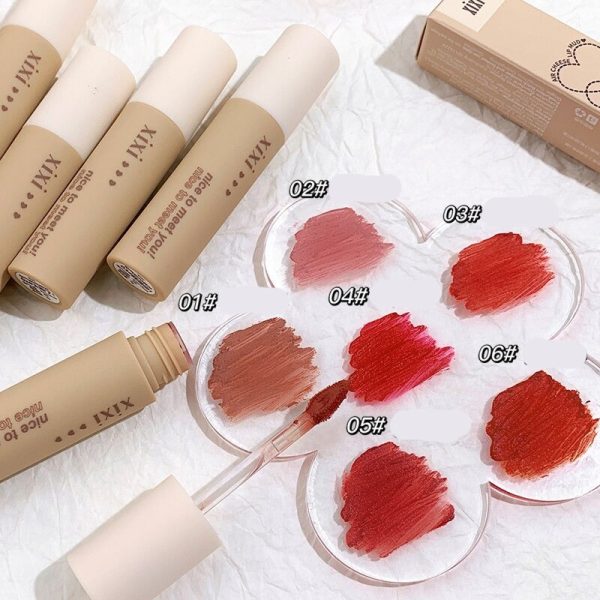 New Autumn Light Air Velvet Liquid Lipstick Soft  Matte Lip Mud Long Lasting Pigmented Waterproof Silky Mousse Lip Glaze Makeup For Discount