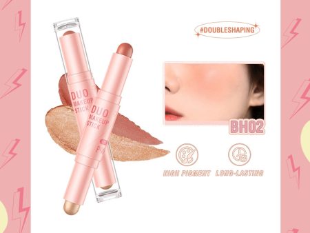 Double Head Concealer Pen Face Makeup Waterproof Contouring Foundation Contour Blush Highlighter Stick Cosmetics Supply