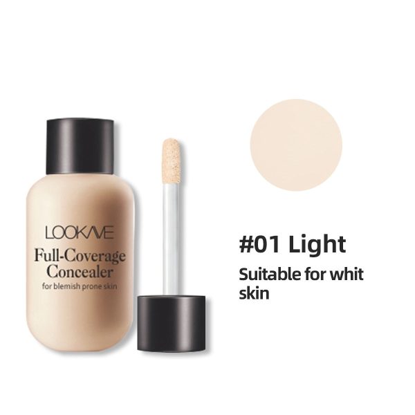 Waterproof Liquid Concealer 3 Colors Matte Full Coverage Acne Scars Dark Circles Foundation Whitening Lasting Makeup Cosmetics For Cheap