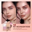 Highlighter Palette Contour Blush Powder 4 Colors Glitter Brighten Makeup Shimmer Illuminator Highlighter for Makeup on Sale