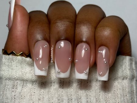 Pearl Press On Nail Set Online Sale