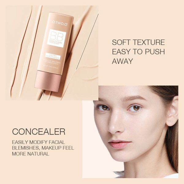 Makeup BB Cream White  Cosmetics Natural Whitening Cream Waterproof Makeup Base Liquid Foundation Professional Cosmetics For Discount