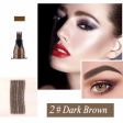 Four-Color Microblading Tattoo Eyebrow Pen Four-Flaw Waterproof Eyebrow Pencil Natural Makeup TSLM1 For Sale