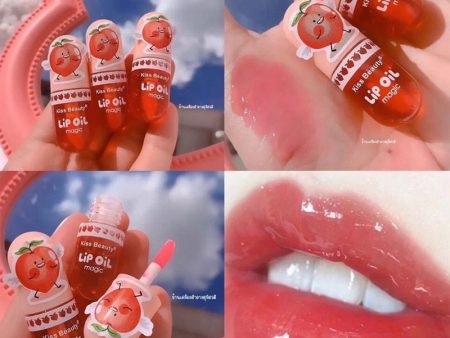 Moisturizing Lip Gloss Peach Waterproof Glossy Long Lasting Not Sticky Natural Korea Lip Tint Daily Makeup Lip Primer Plumper For Discount