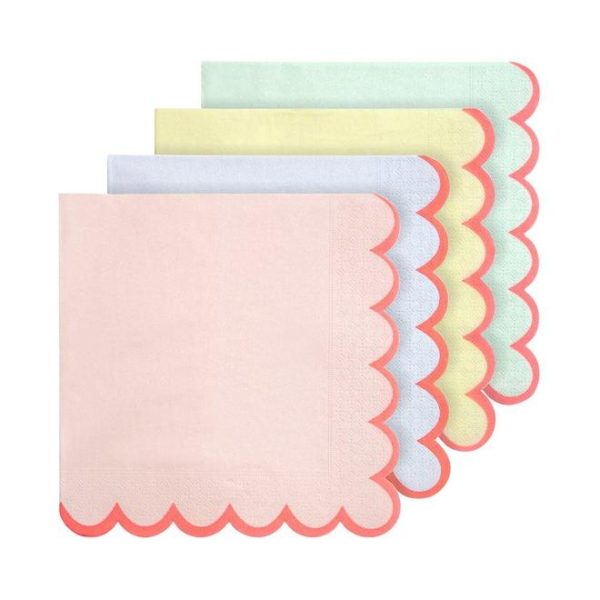 Assorted Colors Luncheon Napkins For Sale