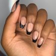 Black French Tips Press On Nail Set Online