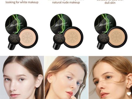 Foundation Mushroom Head Air Cushion CC Cream Waterproof Brighten Foundation Cream Women Base Makeup Face Korean Cosmetics For Discount