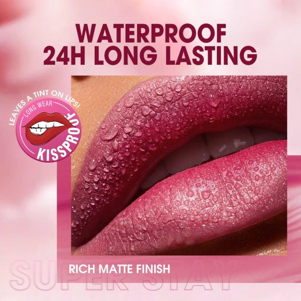 Lipstick Lip Gloss Makeup 24 HRS Waterproof Velvet Non-stick Cup 8 Colors Lip Tint Matte Long Lasting Liquid Lip Stick Discount