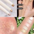 Glitter Diamond Eyeshadow Pencil Metallic Shimmer Highlighter Stick Pigmented Makeup Eyeshadow Stick Cosmetic Eye Liner Pencil on Sale