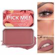 Multifunctional Makeup Palette 3 IN 1 Lipstick Blush For Face Eyeshadow Lightweight Matte Lip Tint Natural Face Blush Online