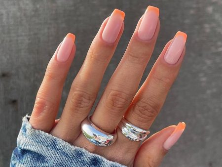 FRENCH TIPS?-ORANGE For Sale