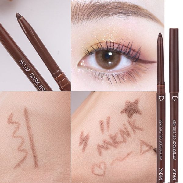 Waterproof Eyeliner Gel Pencil Red Brown Lying Silkworm Pen Soft Easy Wear High Pigment Matte Eyeliner Lasting Shiny Eyes Makeup Online Sale