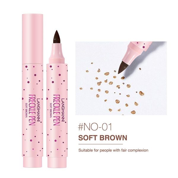 Lifelike Freckle Pen Natural Brown Waterproof Long Lasting Soft Dot Spot Freckles Pencil Party Women Face Makeup Cosmetic 1PCS Online now