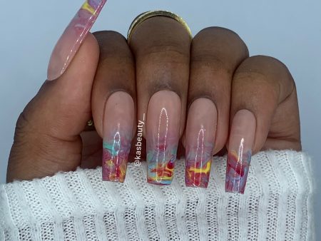 Summertime Wine Press On Nail Set For Sale