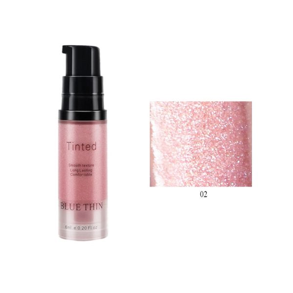 Shimmer Body Luminizer Highlighter Liquid Setting Spray Brighten Skin Colour White Highlight Makeup TSLM1 For Discount