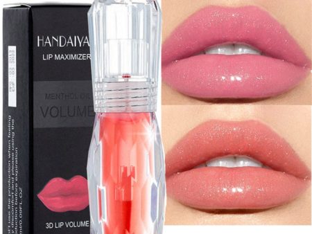 Oklulu Glossy Lip Plumper Glitter Sexy Lips Clear Liquid Lipstick Moisturizer Shimmer Nude Crystal Bigger Fashion Makeup Lipgloss Online Sale