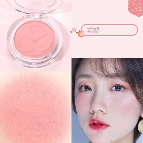 Pretty Flower Blusher Powder Face Makeup Cheek Blusher Minerals Palette Natural Soft Touch Long Lasting Waterproof Cosmetics Online Hot Sale